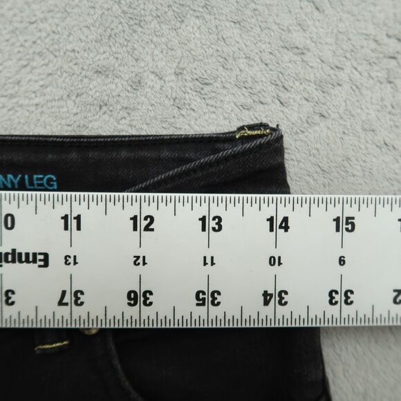 INC International Concepts Jeans Women's 4 Black Low-Rise Skinny 31.5" Inseam - Picture 3 of 16